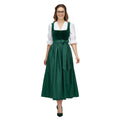 Dirndl Dress Forest Green Velvet One Piece