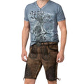 Men's Bavarian Lederhosen Shorts | Authentic Leather