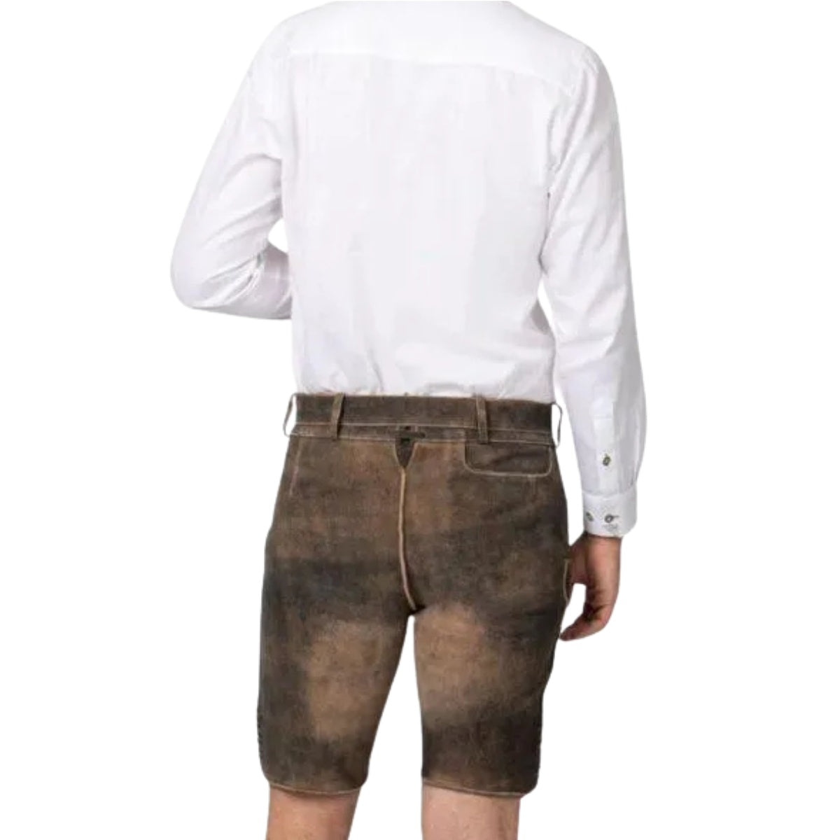Lederhosen Outfit Set Brown Suede Shirt Choice