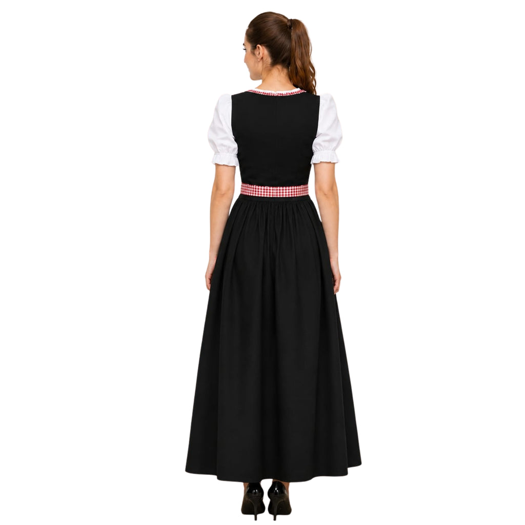 Plus Size Maxi Dirndl Dress | Oktoberfest 3-Piece, 4 Colors
