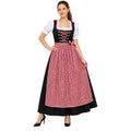 Plus Size Maxi Dirndl Dress | Oktoberfest 3-Piece, 4 Colors