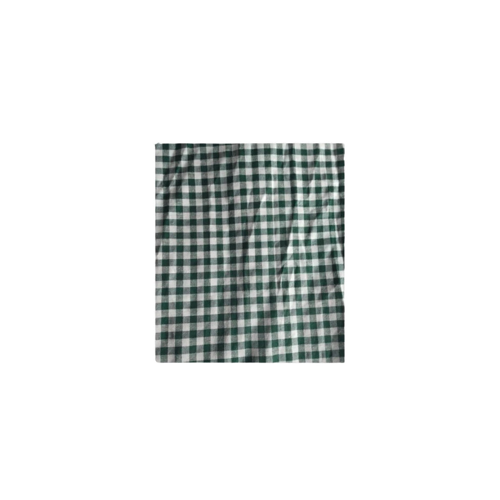 Dirndl Dress Green Velvet Gingham Apron