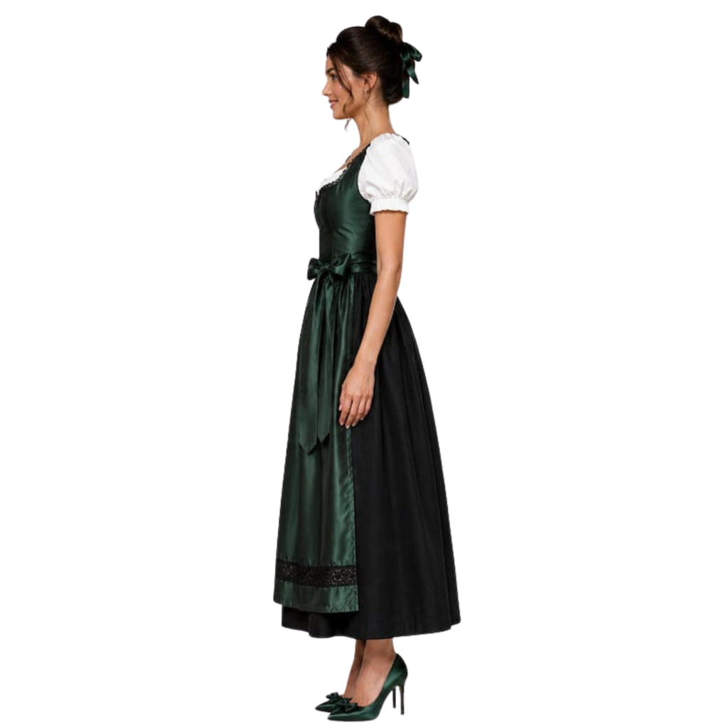 Long Oktoberfest Dirndl Dresses | Floor-Length Bavarian