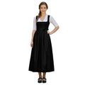 Black Cotton Dirndl Maxi – Authentic Bavarian Tracht 2026 - Alpine Dirndl