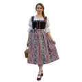 Black Dirndl with Floral Folk Apron – Bavarian Tracht 2026 - Alpine Dirndl