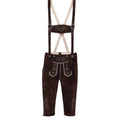 Brown Leather Lederhosen | Men's Kniebundhose Pants - Alpine Dirndl