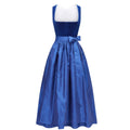 Dirndl Dress Royal Blue Velvet Sweetheart Sleeveless - Alpine Dirndl