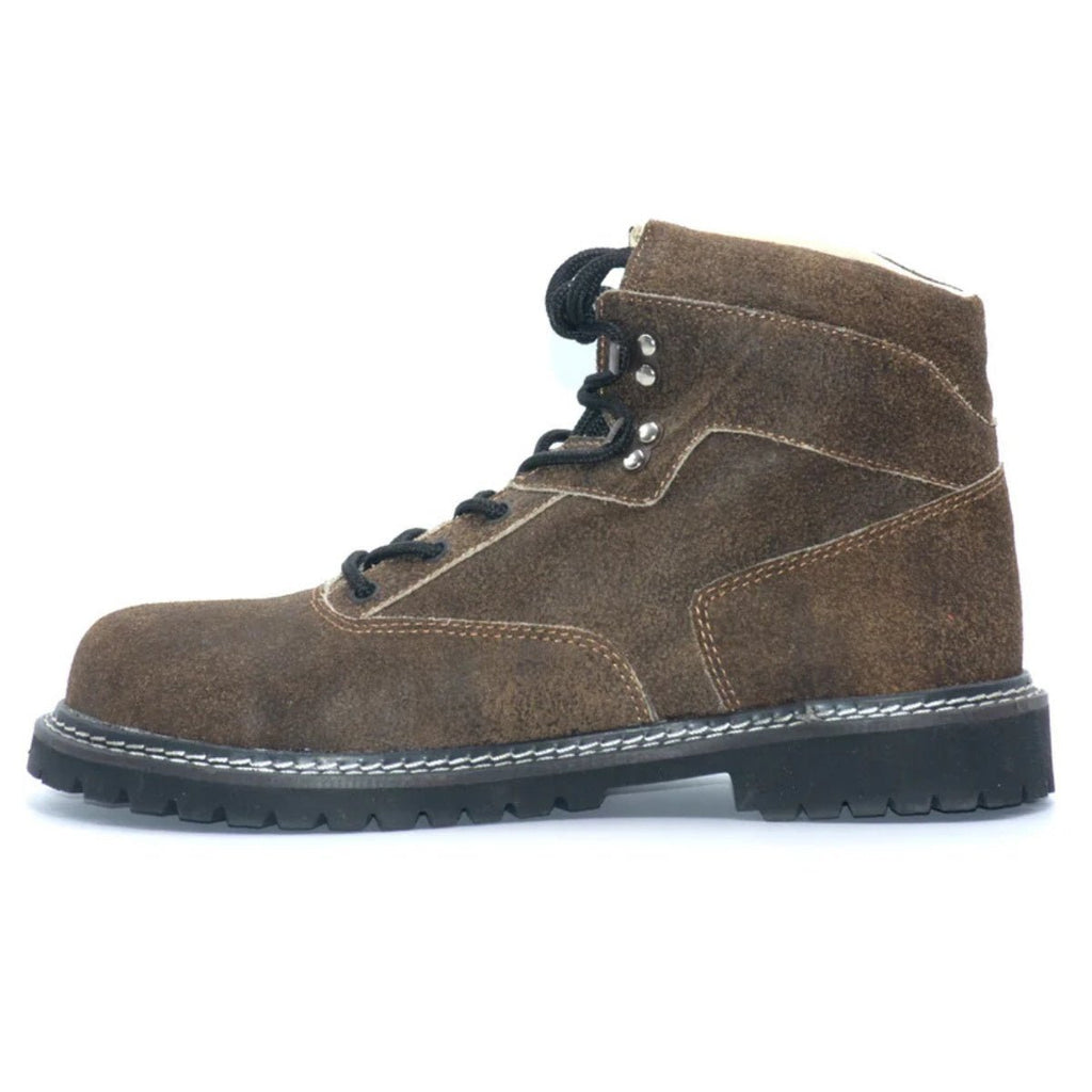 Lederhosen Boots Brown Suede Lace-Up - Alpine Dirndl