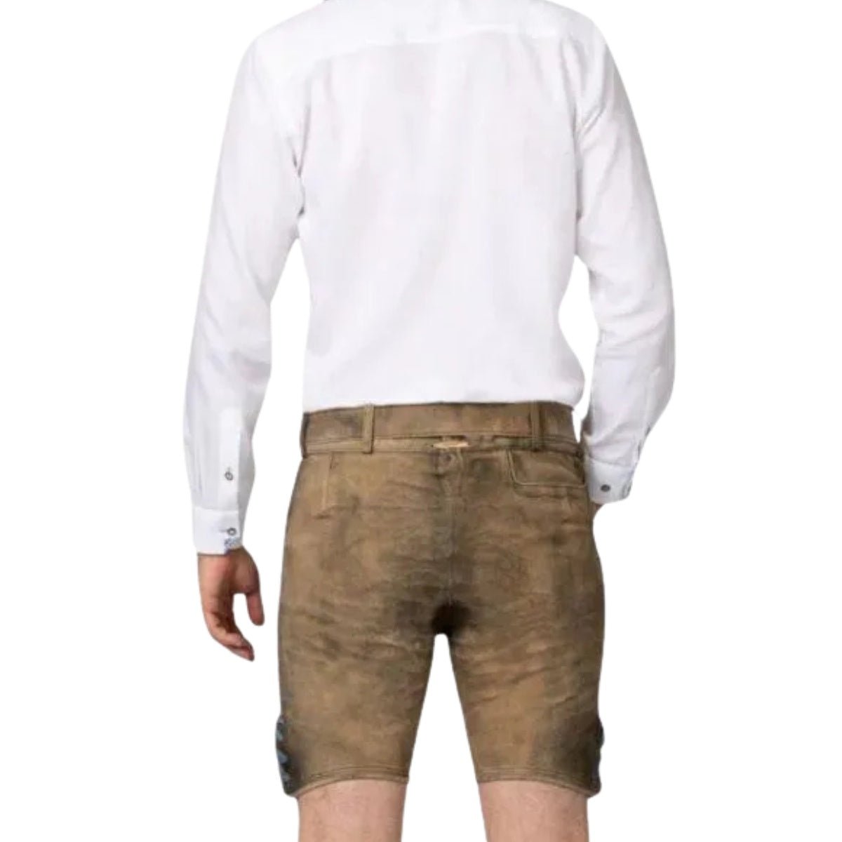 Lederhosen Outfit Set Faded Suede Complete - Alpine Dirndl