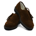 Lederhosen Shoes Brown Suede Lace-Up - Alpine Dirndl
