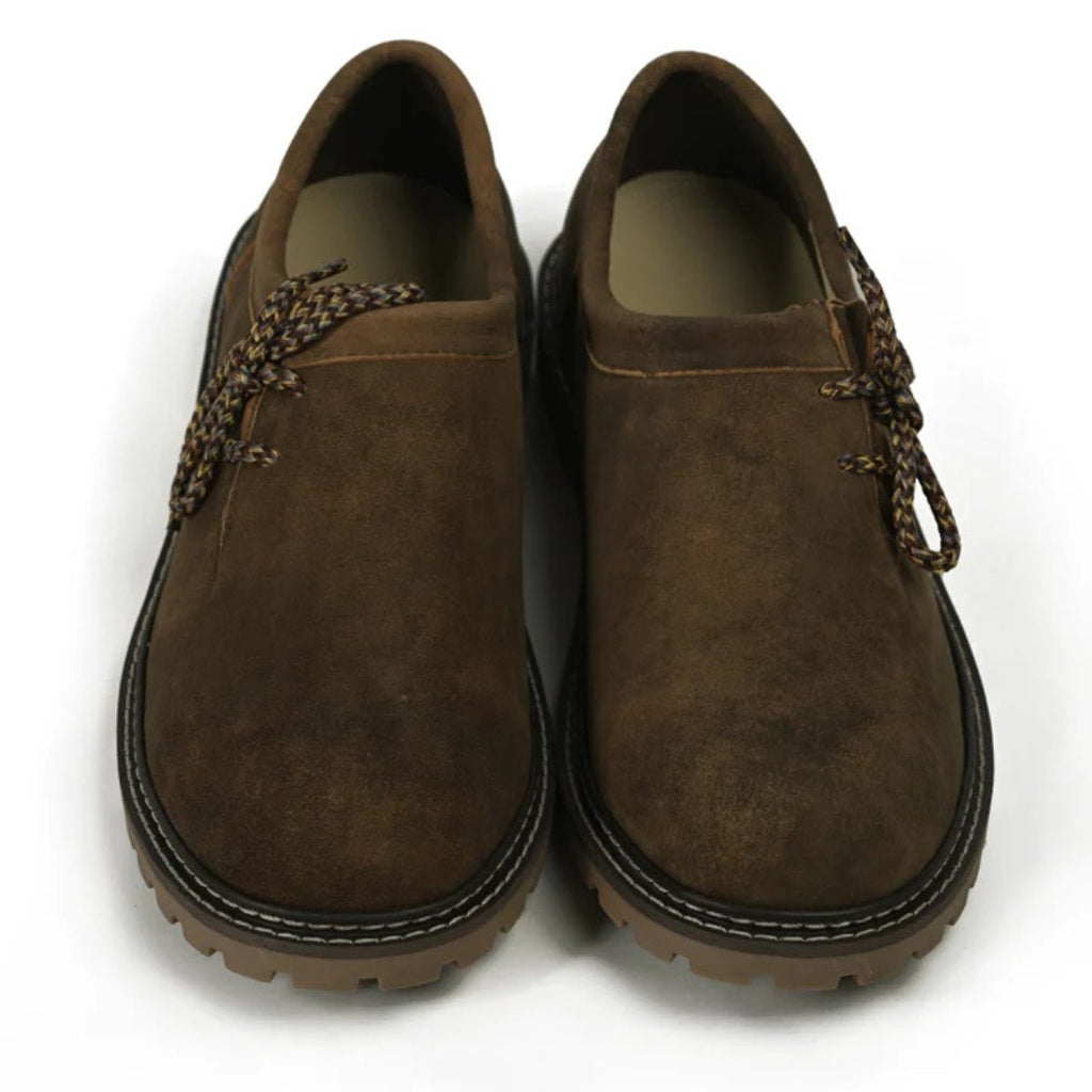 Lederhosen Shoes Chestnut Brown Lace-Up - Alpine Dirndl
