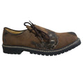 Lederhosen Shoes Embroidered Edelweiss Suede - Alpine Dirndl