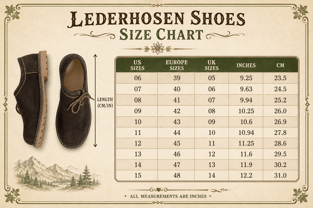 Lederhosen Shoes Smoky Suede Embroidered - Alpine Dirndl