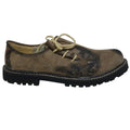 Lederhosen Shoes Smoky Suede Embroidered - Alpine Dirndl
