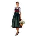 Maroon & Green Dirndl – Traditional Bavarian Tracht 2026 - Alpine Dirndl